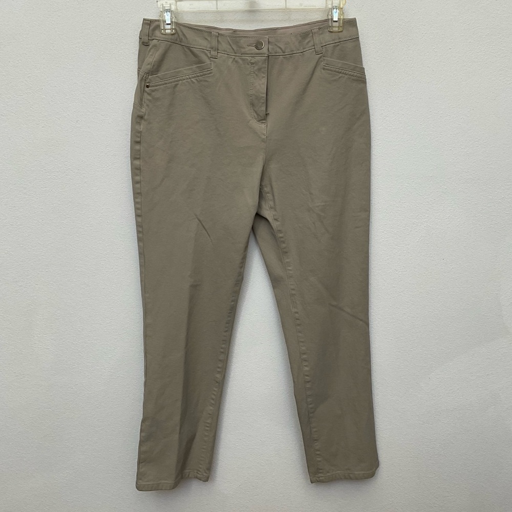 Chico's So Lifting Khaki Dress Pants Size 2 Short US 12 Work Career Uniform